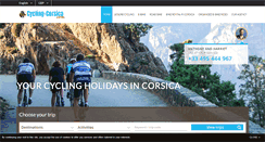 Desktop Screenshot of cycling-corsica.com